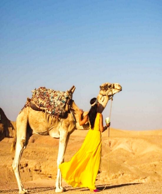 Sunset Camel Ride in the Agafay Desert