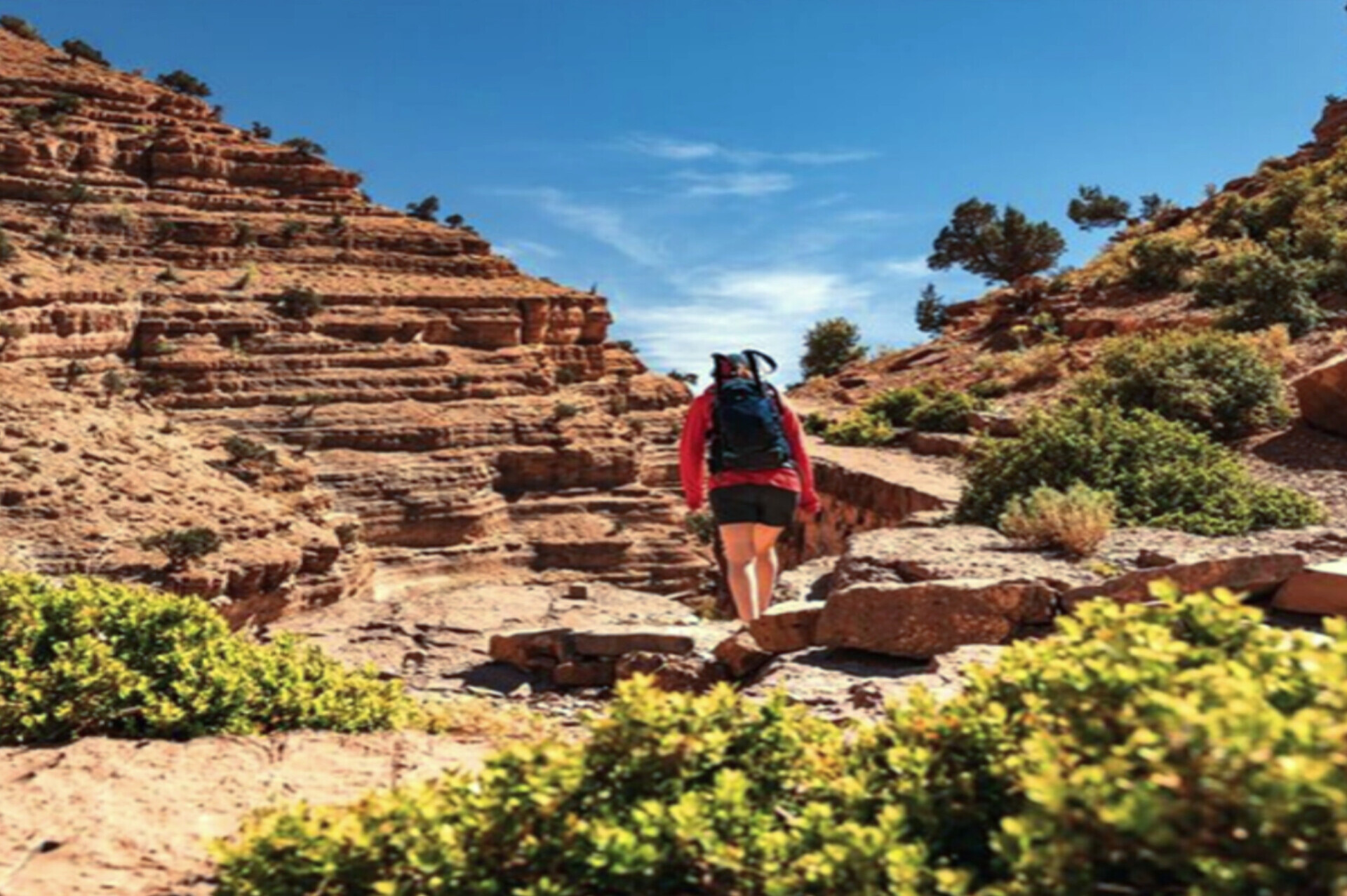 Trekking and hiking in Valley of Roses south of the Massif M’goun